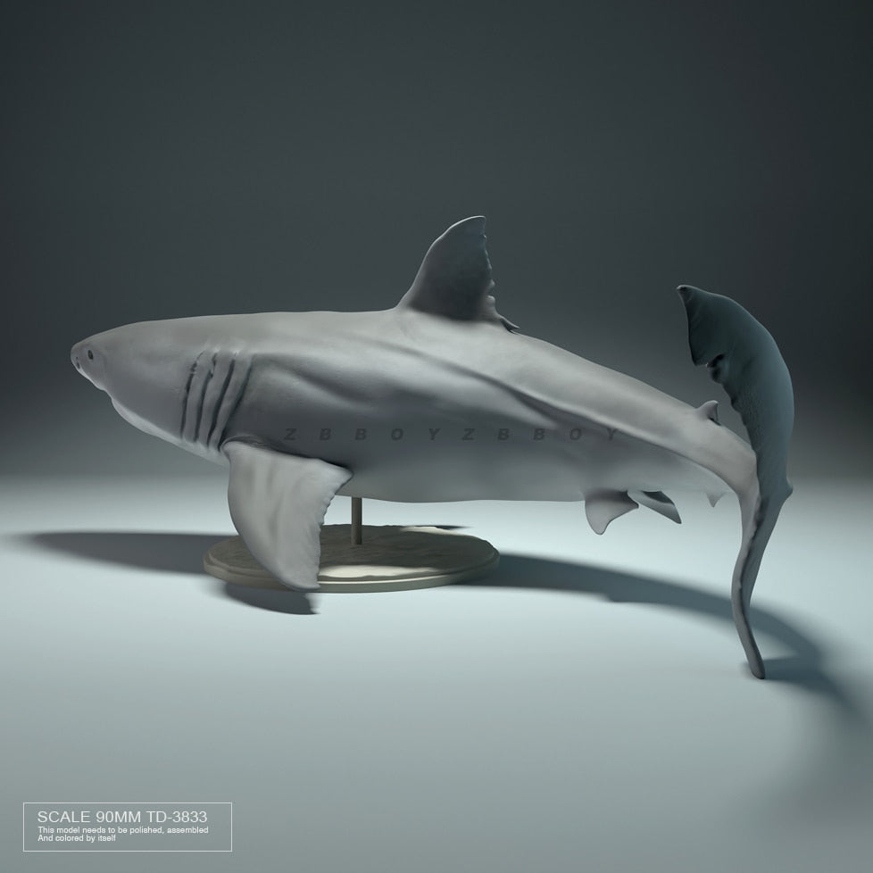 90mm Resin model kits DIY figure Whales colorless and self-assembled TD-3833