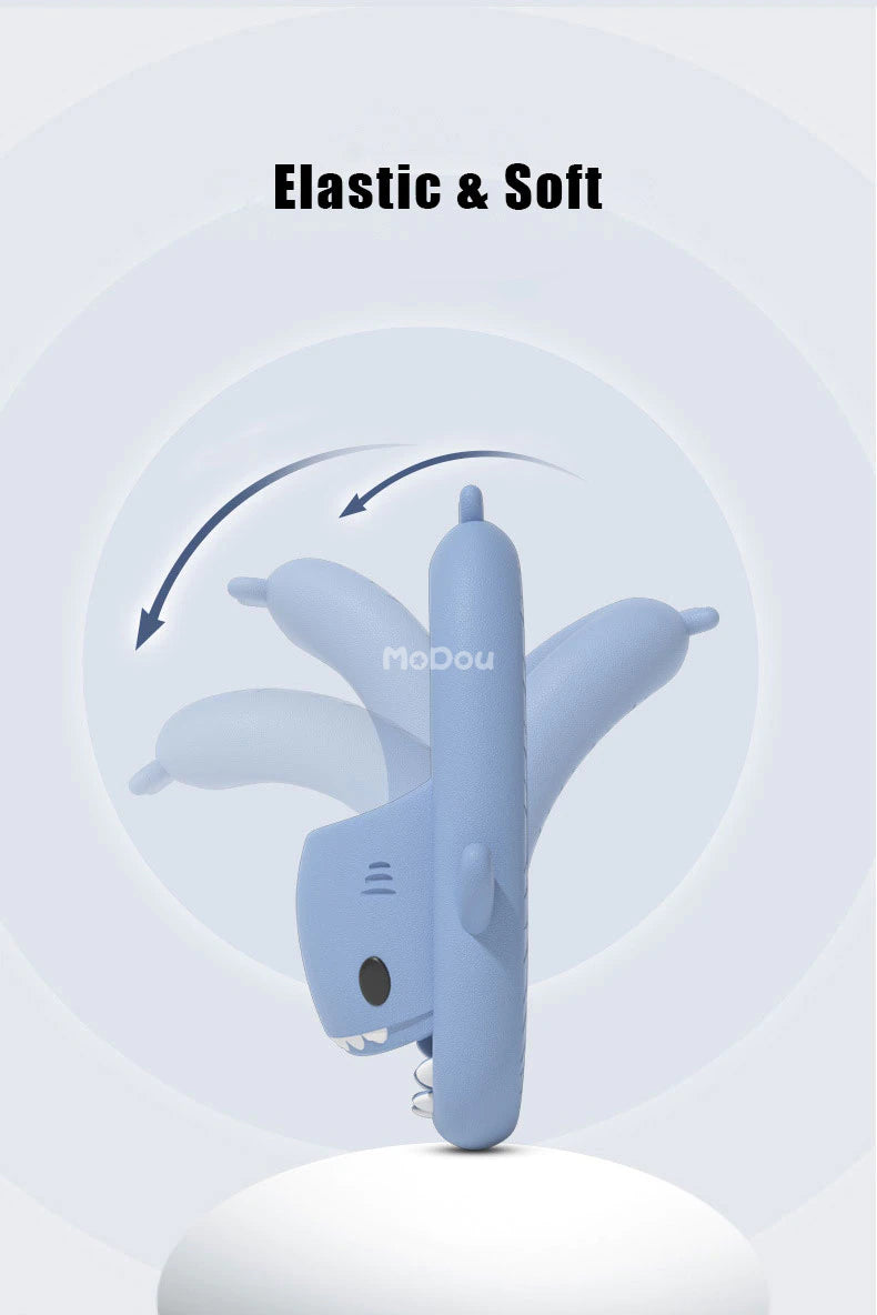 Mo Dou 2022 New Summer Slippers Lovely Shark Shape Slides Outdoor Women Shoes Kids Children Flip Flops Men Couples Cartoon EVA