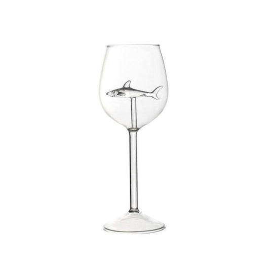 1pc Creativity Home The Original Shark Glass Crystal For Party Flutes Glass