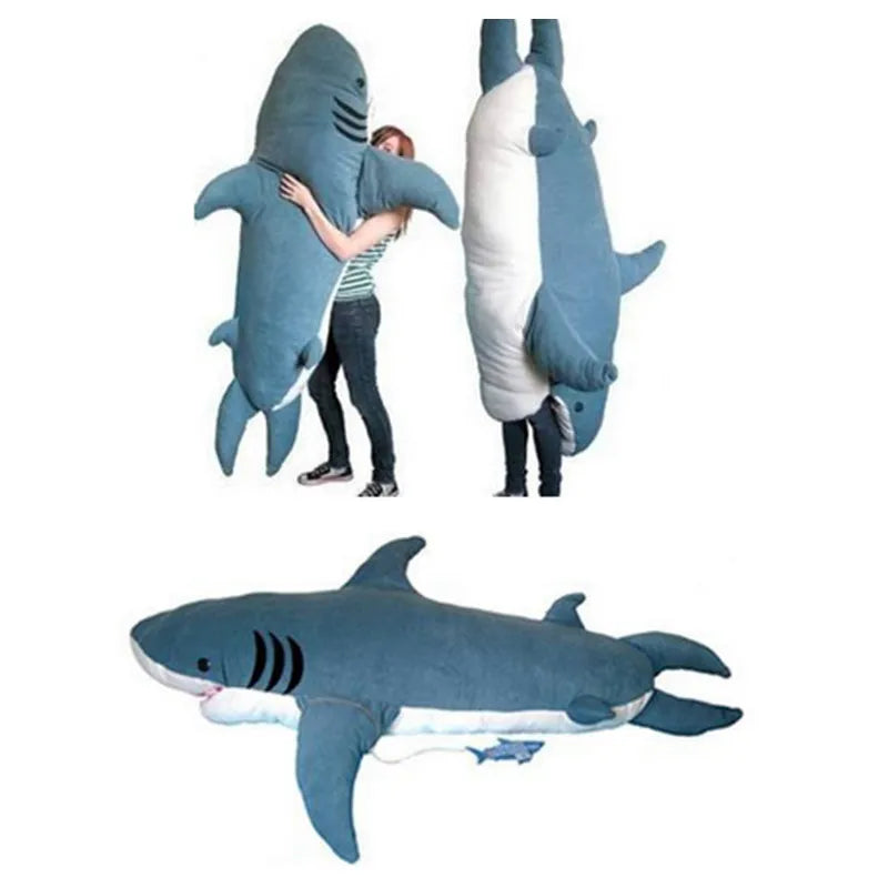 Fancytrader Pop Giant Shark Plush Toy Sleeping Bag Bite Me Sharks Tatami Sofa Bed