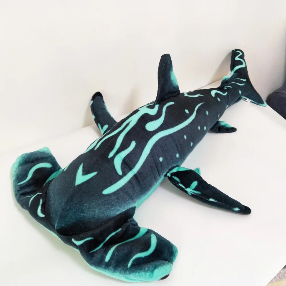 Cartoon simulation Hammer shark doll Children Plush Toy Christmas gift sea fish shark pillow Kids Stuffed Toy