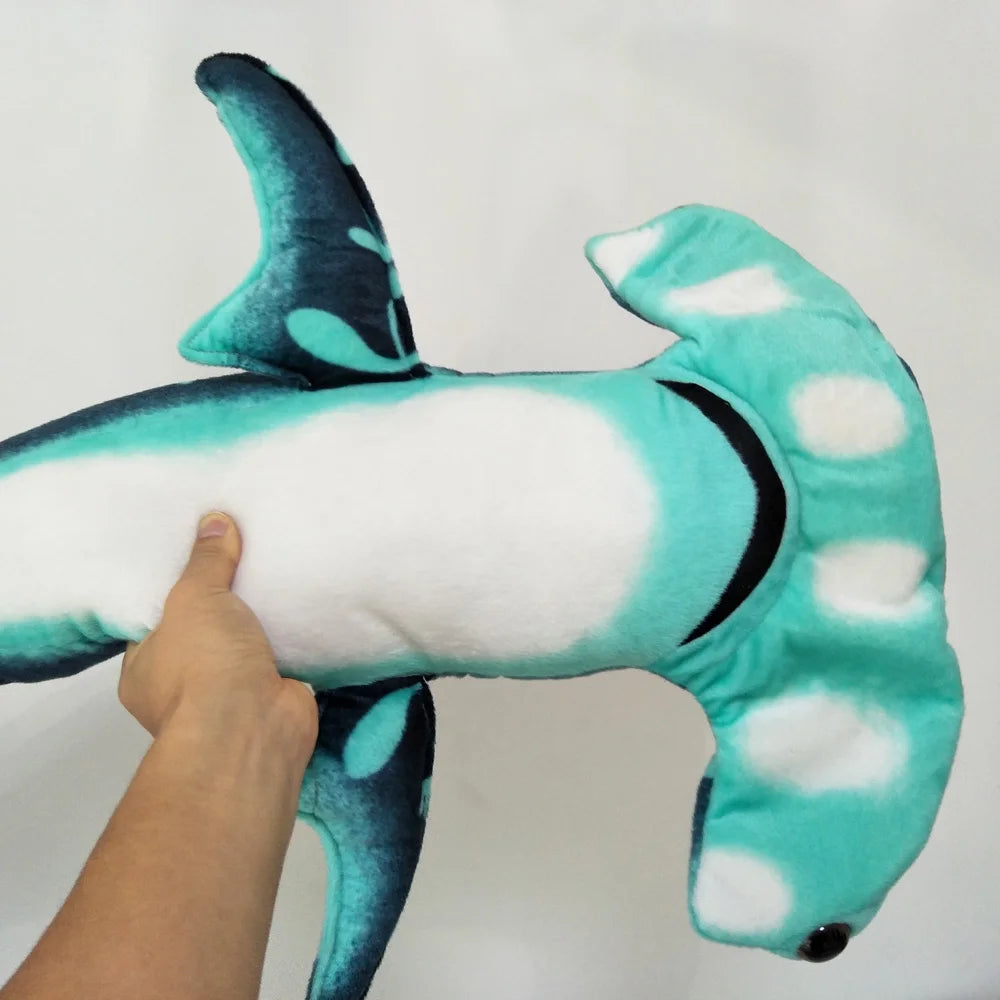 Cartoon simulation Hammer shark doll Children Plush Toy Christmas gift sea fish shark pillow Kids Stuffed Toy