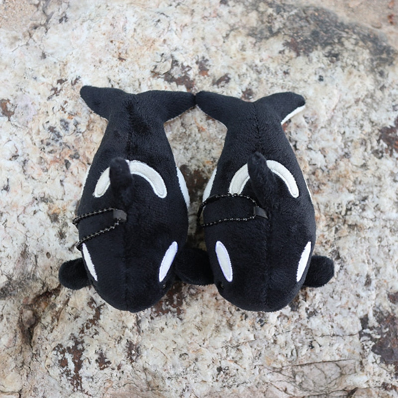 Real Life Orca Plush Toys Small Soft Sea Animal Killer Whale Stuffed Toy Pendant Educational Dolls Gifts