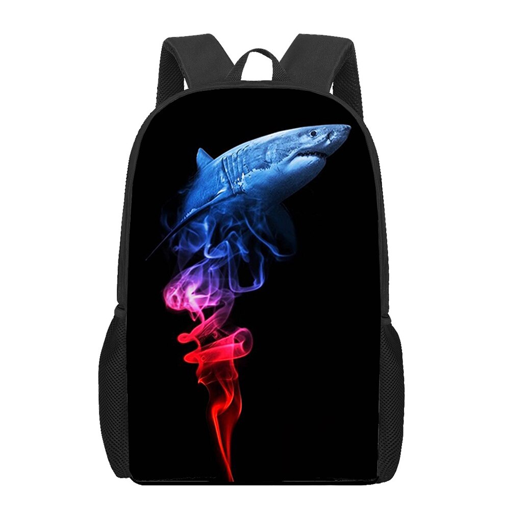 Ocean Shark Animal 3D Print School Bag for Teenager Girls Boys Kids Bookbag Women Men Travel Backpack Sutdent Laptop Backpacks