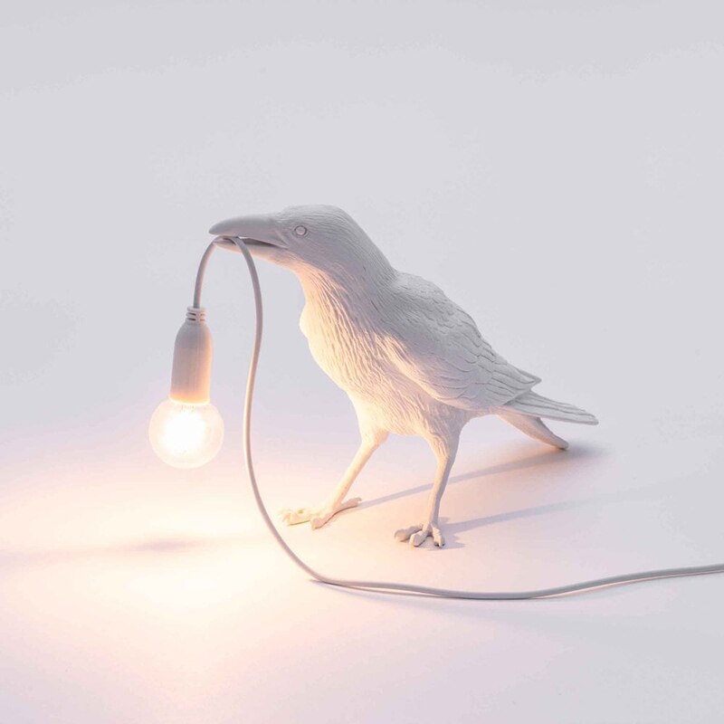 Italian  Bird Table Lamp Designer Resin Night Desk  Lamps For Living Room Bedroom Desk Decor Night Light Home Bedside Lamp