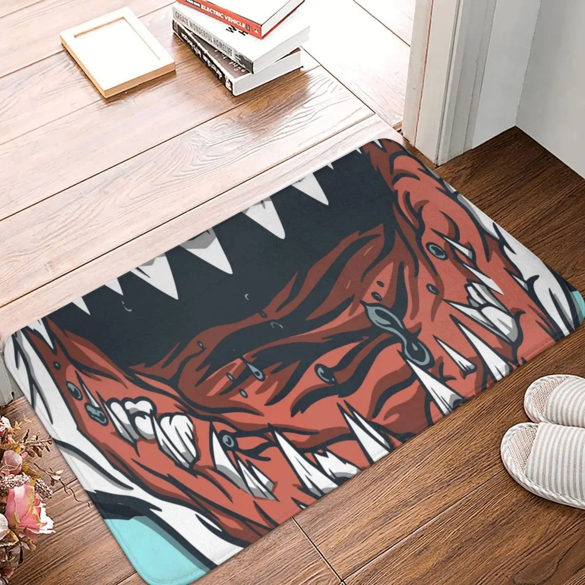 Great White Shark Doormat Bathroom Modern Soft Living Room Hallway Carpet Decor Floor Rug Area Rugs