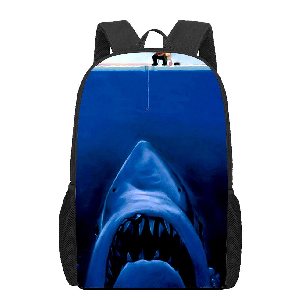 Ocean Shark Animal 3D Print School Bag for Teenager Girls Boys Kids Bookbag Women Men Travel Backpack Sutdent Laptop Backpacks