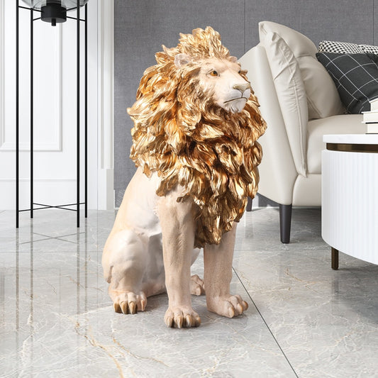 Modern Art Home Decor Lion Statue Living Room Decoration Crafts Resin Creative Fashion Sculpture Home Accessories Figurines