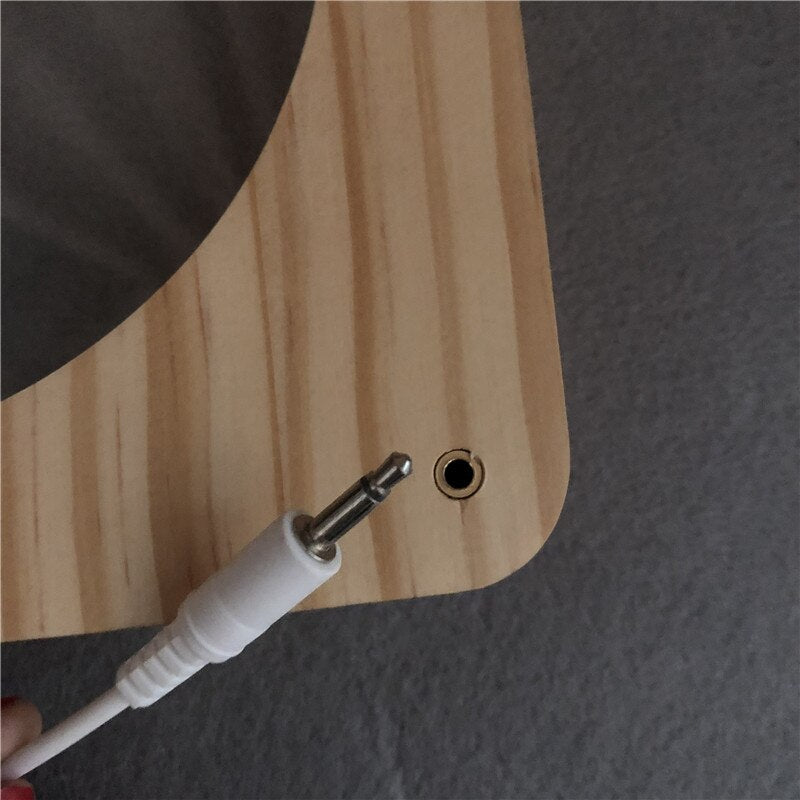 Small Shark Animal 3D LED Arylic Wooden Night Lamp Table Light Switch Control Carving Lamp for Children's Room Decorate