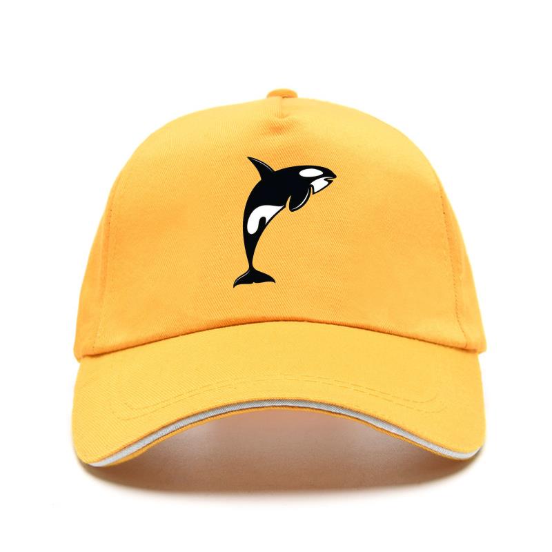 ORCA DESIGN MENS Bill Hat KILLER WHALE WILDLIFE SEA LIFE WHALES SAVE THE GIFT