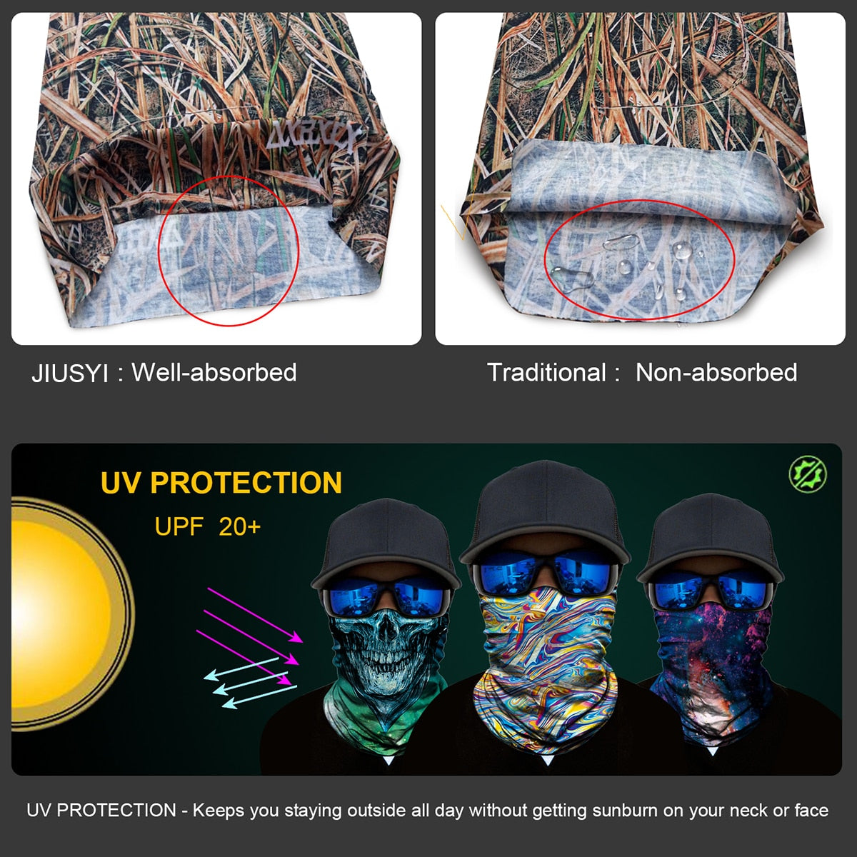 Seamless Magic Bandana Animal Monkey Shark Neck Warmer Tube Shield Gaiter Scarf Face Headband Snowboard Bicycle Headwear