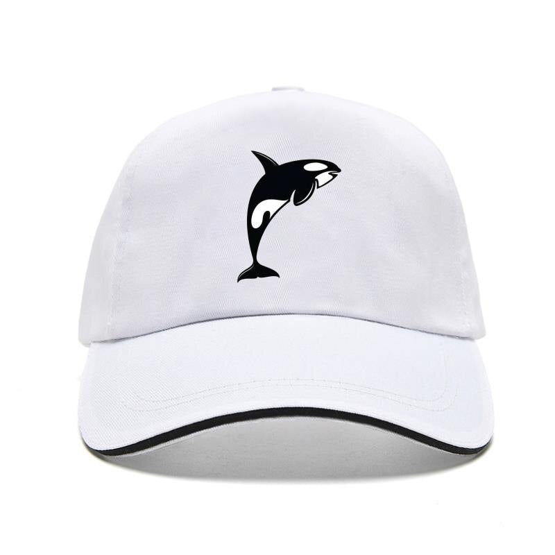 ORCA DESIGN MENS Bill Hat KILLER WHALE WILDLIFE SEA LIFE WHALES SAVE THE GIFT