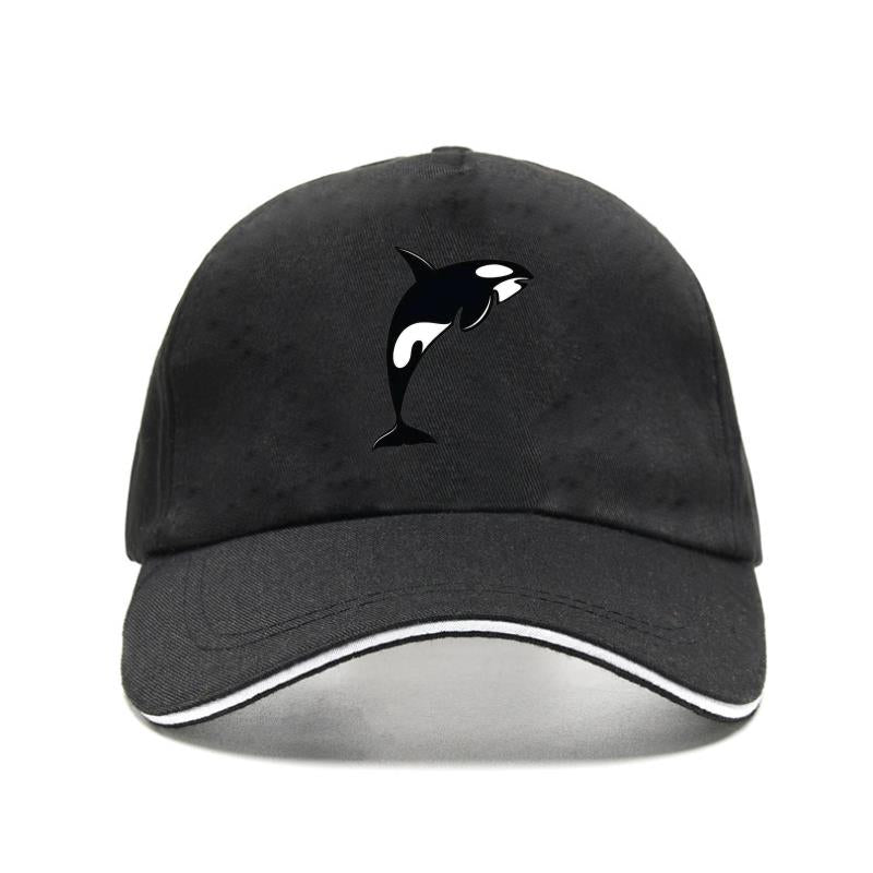 ORCA DESIGN MENS Bill Hat KILLER WHALE WILDLIFE SEA LIFE WHALES SAVE THE GIFT