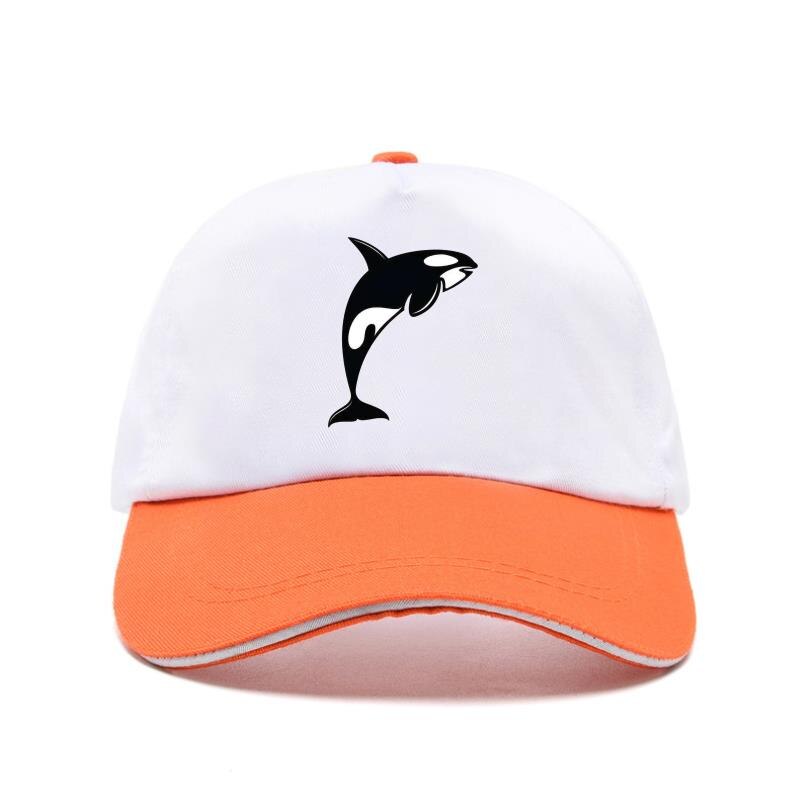 ORCA DESIGN MENS Bill Hat KILLER WHALE WILDLIFE SEA LIFE WHALES SAVE THE GIFT