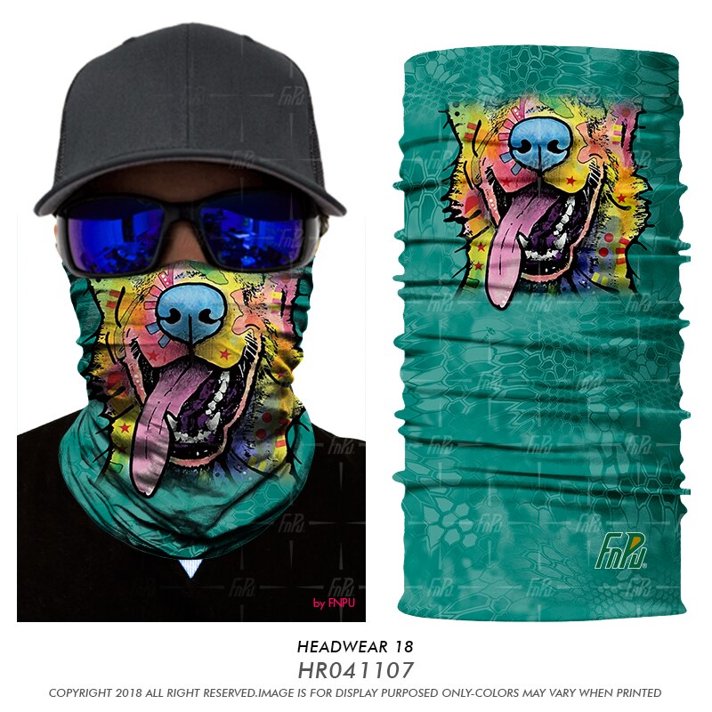 Seamless Magic Bandana Animal Monkey Shark Neck Warmer Tube Shield Gaiter Scarf Face Headband Snowboard Bicycle Headwear