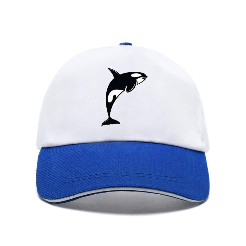 ORCA DESIGN MENS Bill Hat KILLER WHALE WILDLIFE SEA LIFE WHALES SAVE THE GIFT