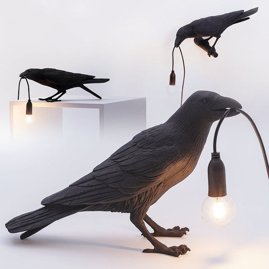 Italian  Bird Table Lamp Designer Resin Night Desk  Lamps For Living Room Bedroom Desk Decor Night Light Home Bedside Lamp