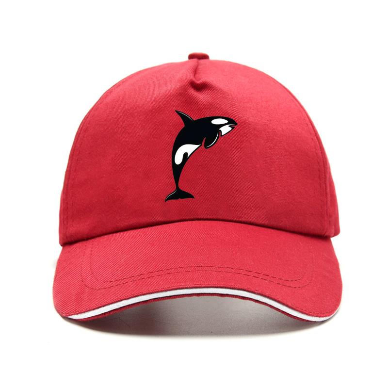 ORCA DESIGN MENS Bill Hat KILLER WHALE WILDLIFE SEA LIFE WHALES SAVE THE GIFT