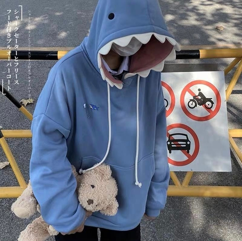 Shark Patchwork Hoodies