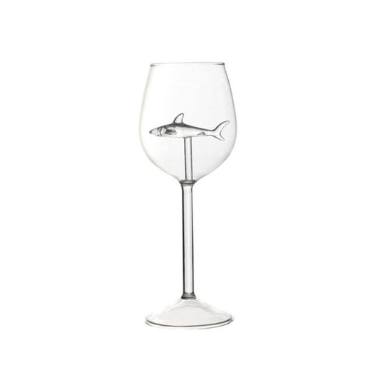1pc Creativity  Home The Original Shark Glass Crystal For Party Flutes Glass