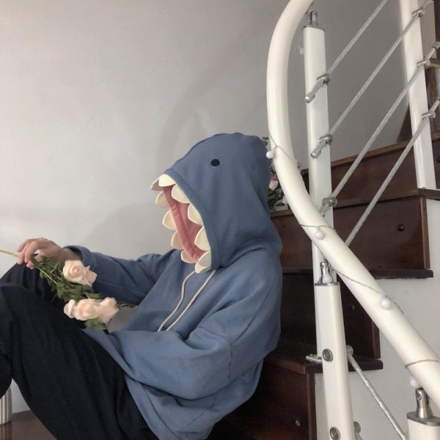 Shark Patchwork Hoodies